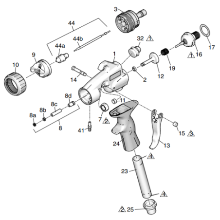 Vanne pour fluides EDGE II (17S237) Graco