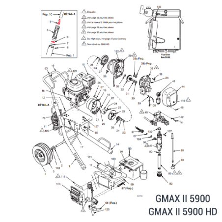 Switch avec raccord GMAX II (119562) Graco