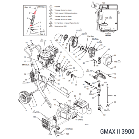 Switch avec raccord GMAX II (119562) Graco