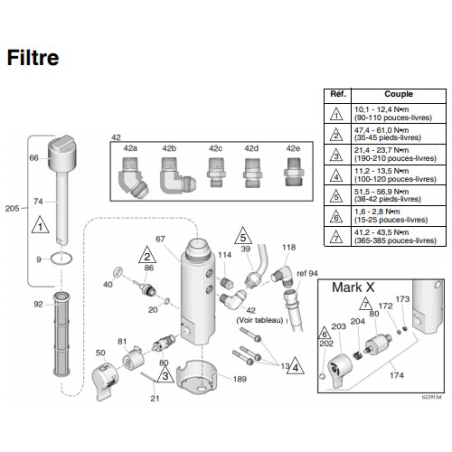 Vanne d'amorçage Filtre UltraMax II (24B156) Graco Vanne d'amorçage Filtre UltraMax II (24B156) Graco