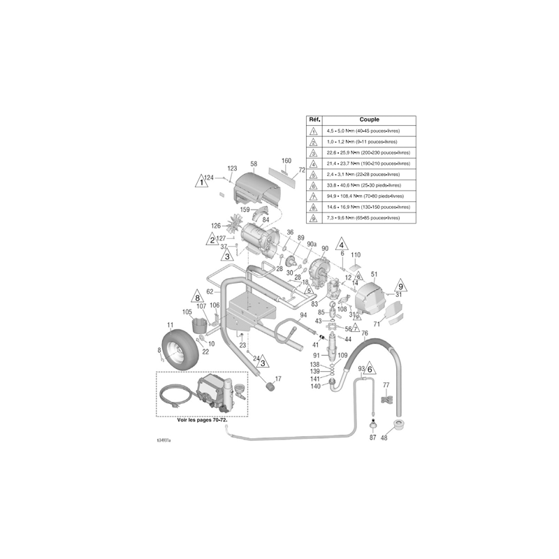 Housing (Roulements) UltraMax II (24V026) Graco