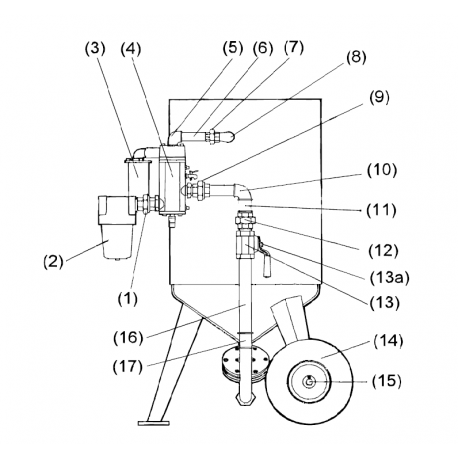 Tube 1" X 135 mm (90471D) Clemco