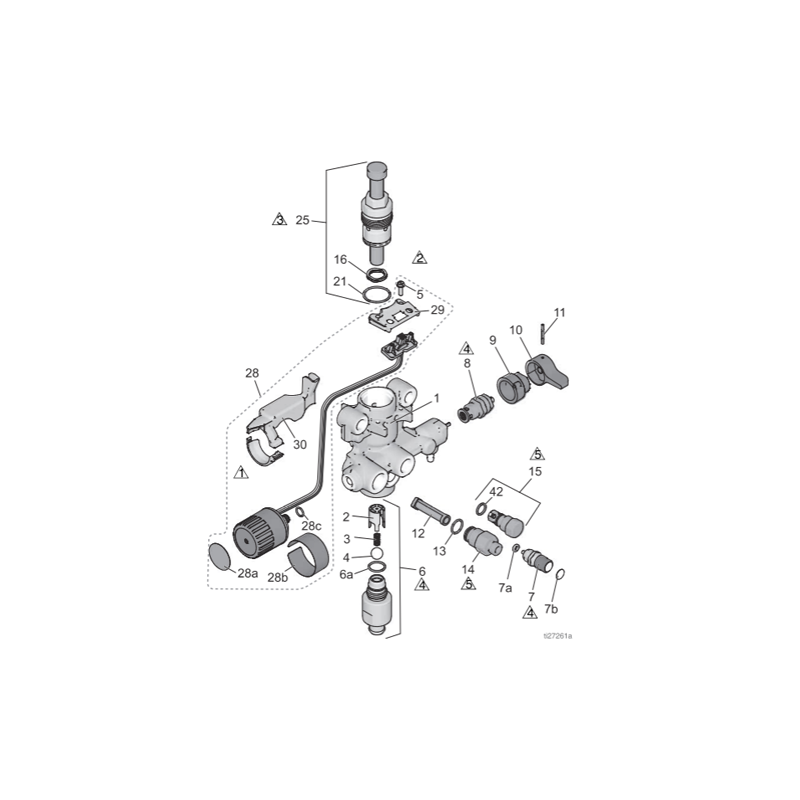 Kit commande de pression Pompe ProXChange (17J881) Graco