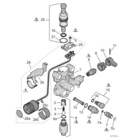 Kit commande de pression Pompe ProXChange (17J881) Graco