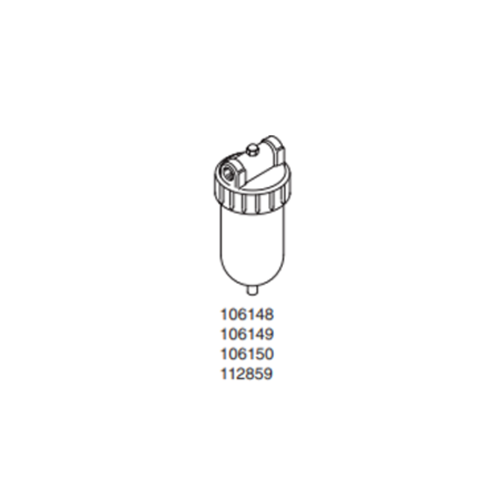 Filtre d'air 3/8" NPT President Fire-Ball MONARK (106148) Graco
