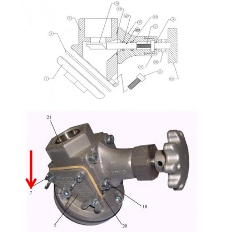 ECROU PAPILLON M6 (03113D) CLEMCO