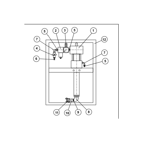 RACCORD RAPIDE MALE FILETAGE M1/4 (94263D) Clemco