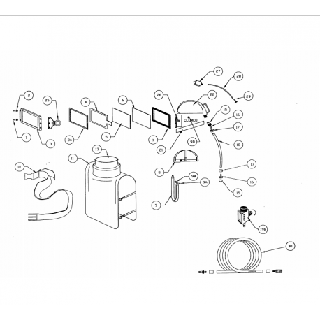PRISE POUR TUYAU ALIMENTATION POUR INDICATEUR DE DEBIT AIR APOLLO (100365) Clemco revoir meta des