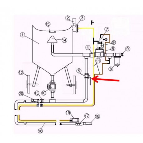 Vanne Quart De Tour 1'1/4 (02397D) Clemco