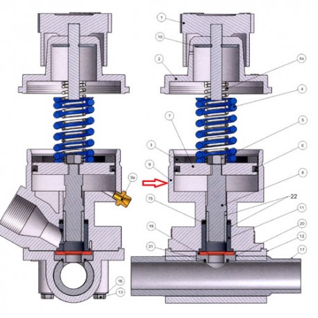 Corps Principal De Doseur T-Clemco (100466) Clemco