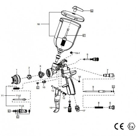 Chapeau HTE-S1 AZ3 Impact Iwata