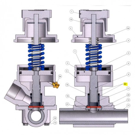 Kit Chemise Et Piston Pour Doseur PT (S24294D) Clemco