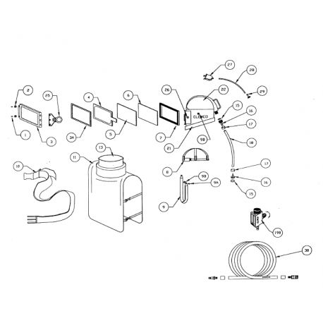 Tuyau d'alimentation d'air Apollo 100 (90130D) Clemco