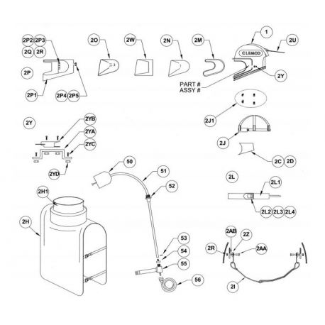 Vis Charnière Apollo 100 (90295D) Clemco