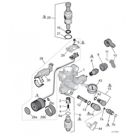 Kit Vanne de vidange GX21 (17J925) Graco