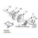  Kit Plaques de fluide & air Husky 1050S (24C062)Graco