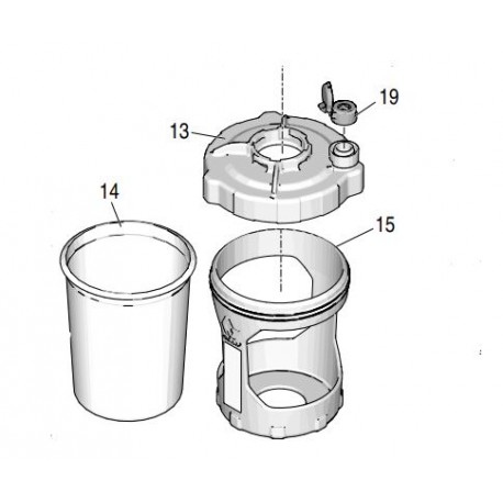Couvercle Base aqueuse Ultramax (17N515) Graco