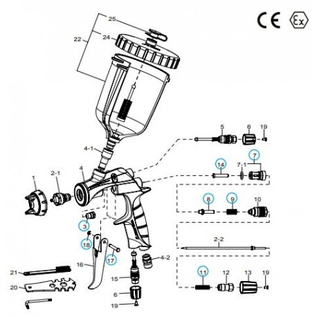 Pochette Entretien WS400 Evo Iwata
