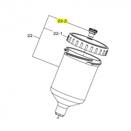 Antigoutte Godet PCG-6-PE Iwata