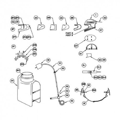 Valve Casques Apollo 100 et 600 Clemco