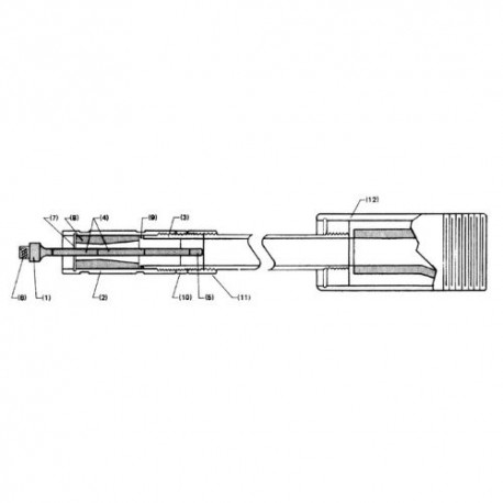 Joint de buse Appareil intérieur de tube HB-JR Hollo Blast Junior