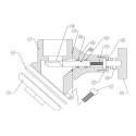 pièce détachée doseur abrasif quantum K clemco sablage 22621D
