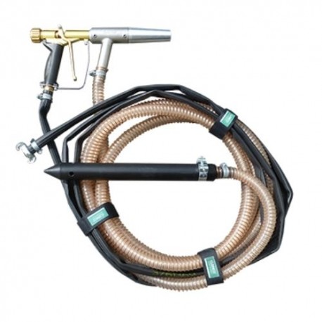 Pistolet Venturi Force 5 mètres Tuyau Air + Aspiration (90253D) Clemco