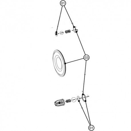 Kit pompe à membrane  DX70 (DXK-3) Binks