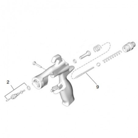 KIT Aiguille, Bille 3/32 SST G15/G40 (24B790) Graco