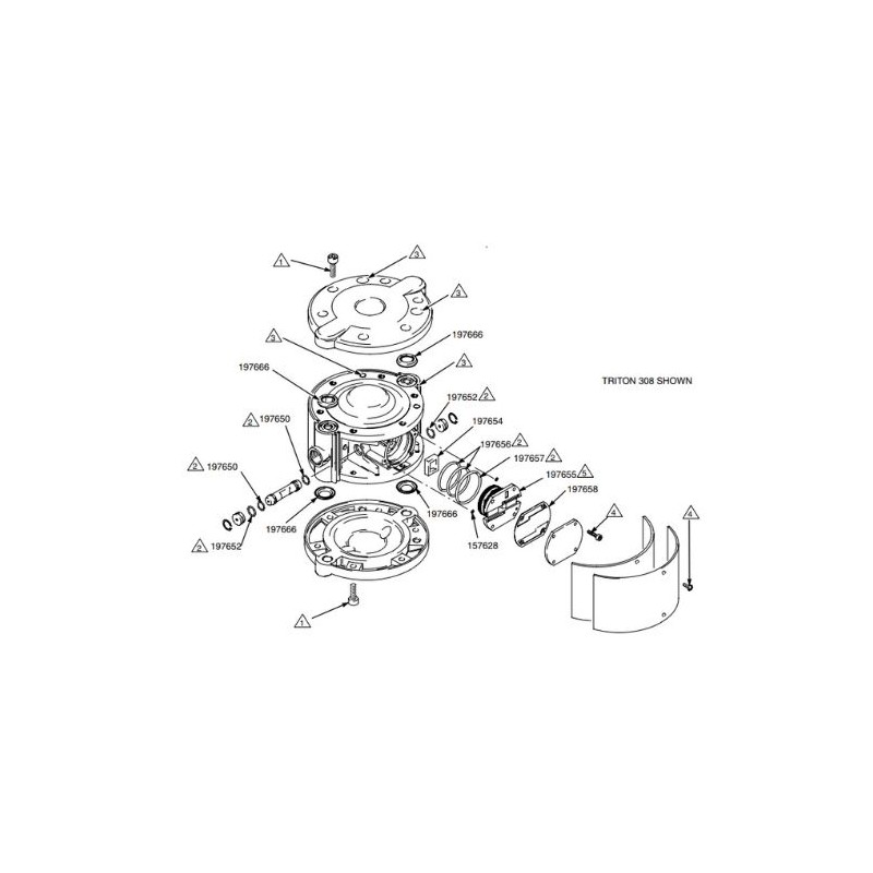 Kit Vanne Air Triton 308 (245066) Graco