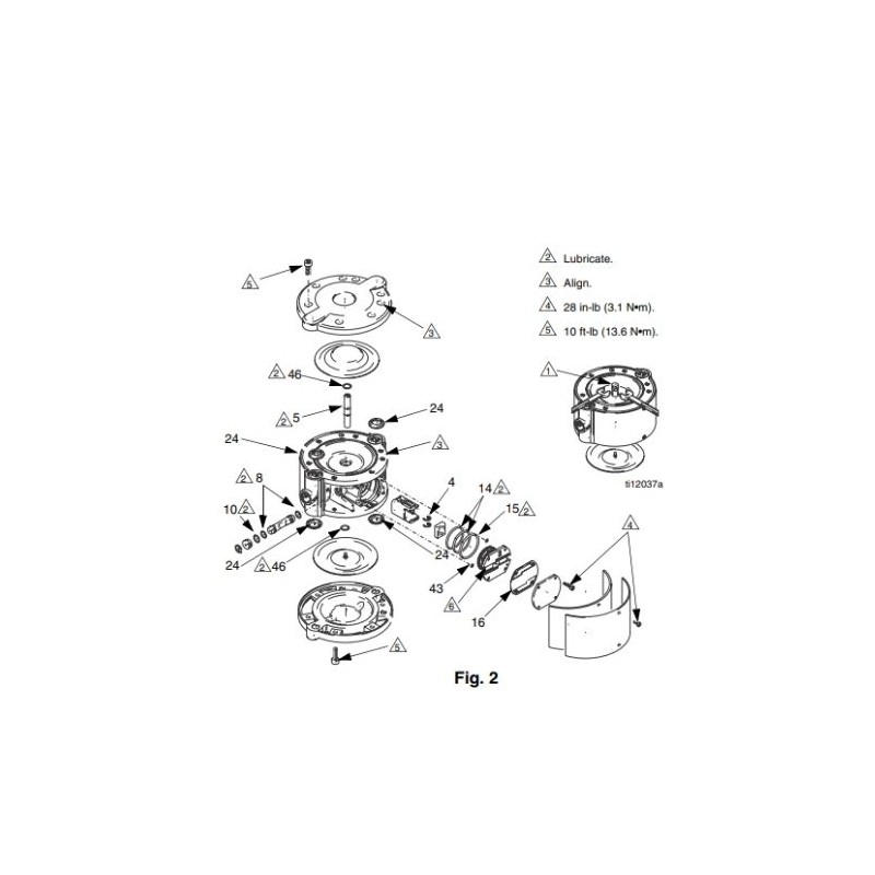 Kit Réparation Triton 308 (24A155) Graco