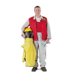 Veste Cuir Tissu Clemco