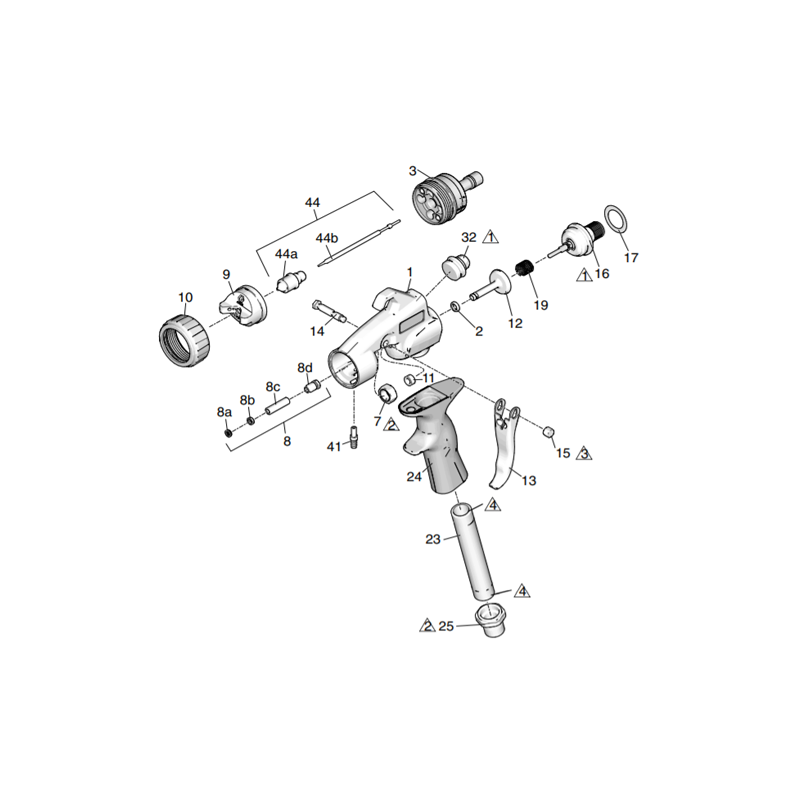 Kit Réparation Pistolet EDGE (256960) Graco