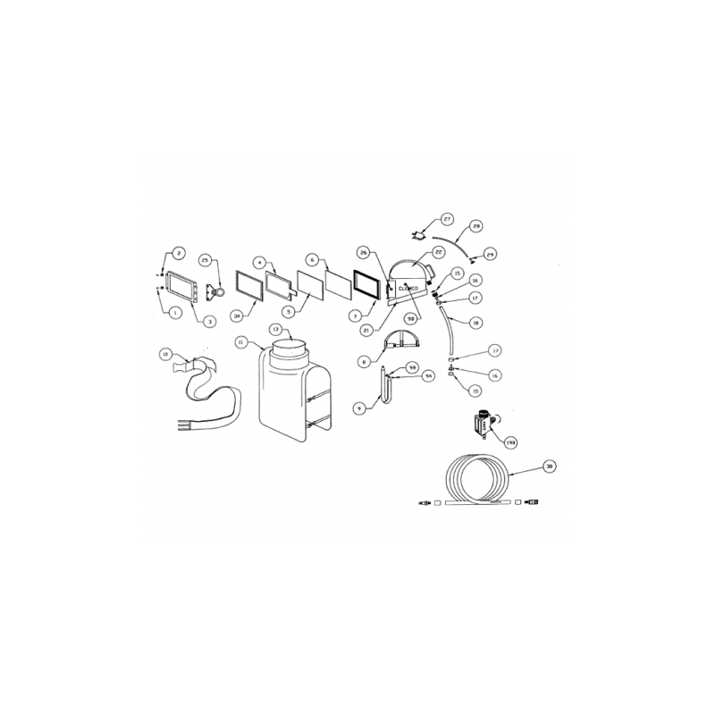 Casque Sablage Apollo 100 CE (100419) Clemco