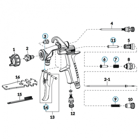 Guide Réglage Produit W200 Integra SP / WIDER1 (93012630) Iwata