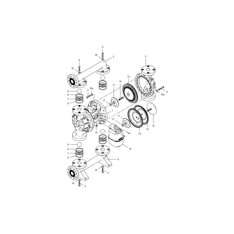 Kit Joints PTFE Husky 15120 (24W212) Graco