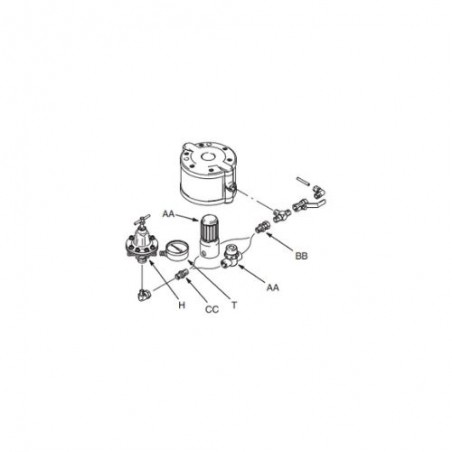 Filtre produit 3/8" 80 mailles (114361) Graco