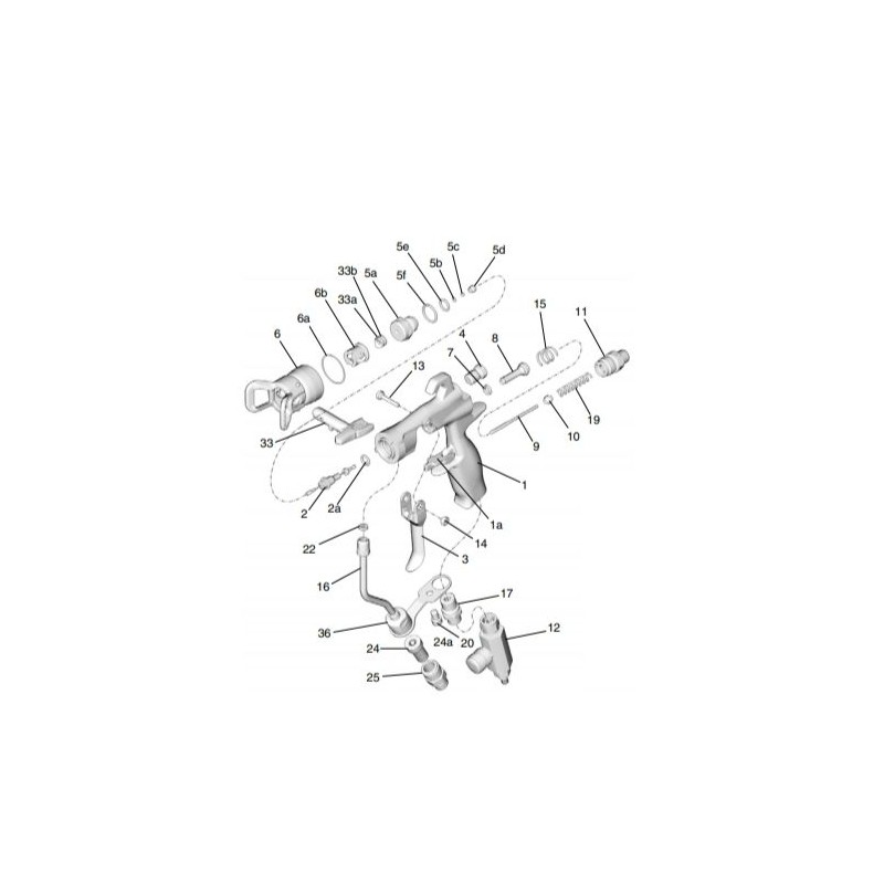 Support buse RAC X G40 (288839) Graco