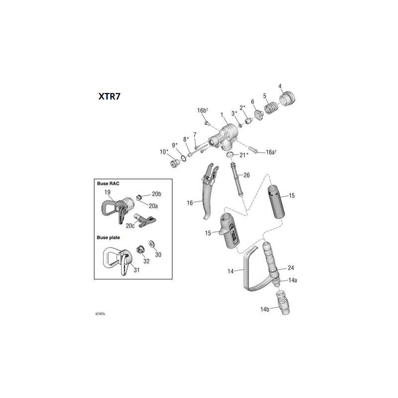 Pointeau XTR5+ / XTR7+ (18C010) Graco