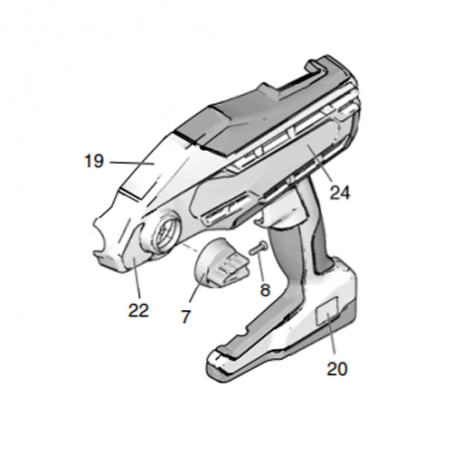 Kit Boîtier Bleu A5 Magnum (17A227) Graco