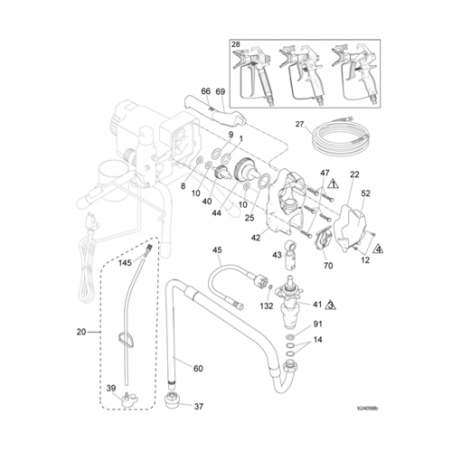 Kit Moteur 230V Classic PC (17C799) Graco