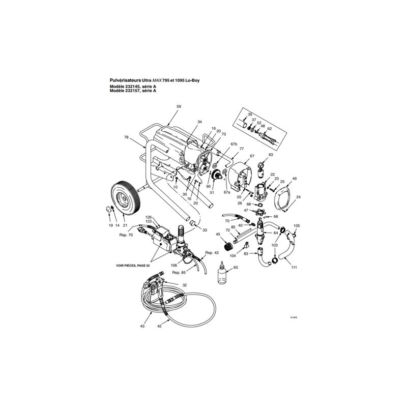Rondelle d'arrêt ULTRA MAX II Lo-Boy (106115) Graco