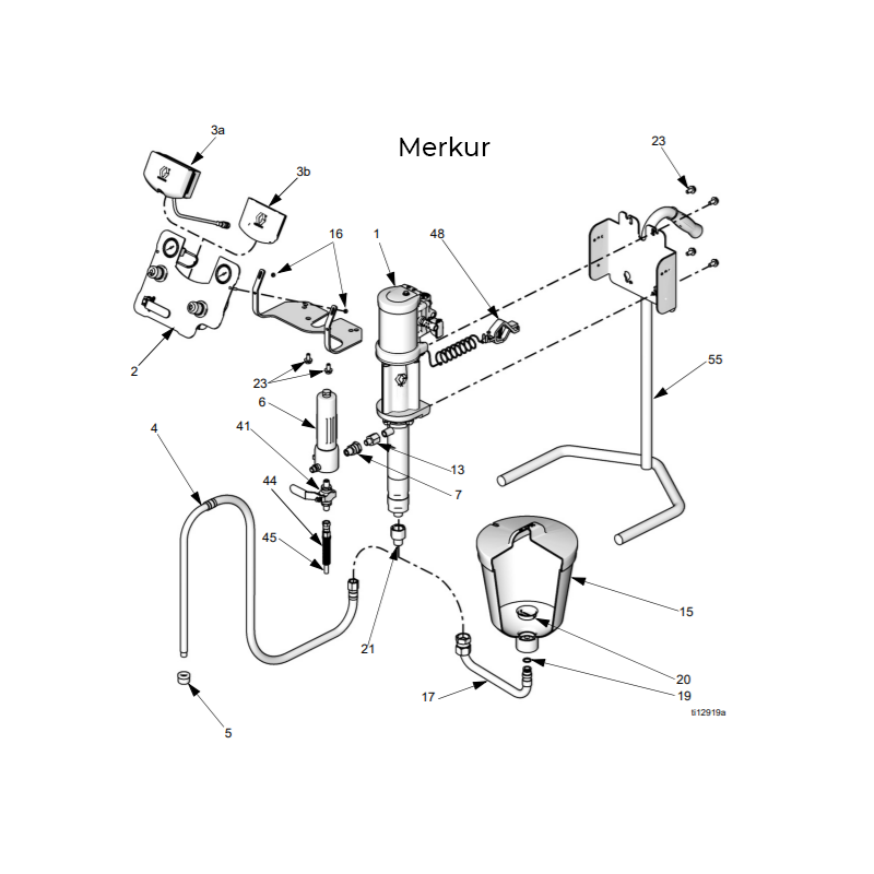 Bague de réduction Merkur (24B299) Graco