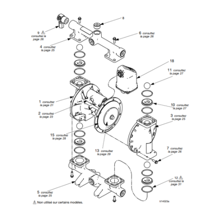 Silencieux pour Husky 1050 (24D642) Graco